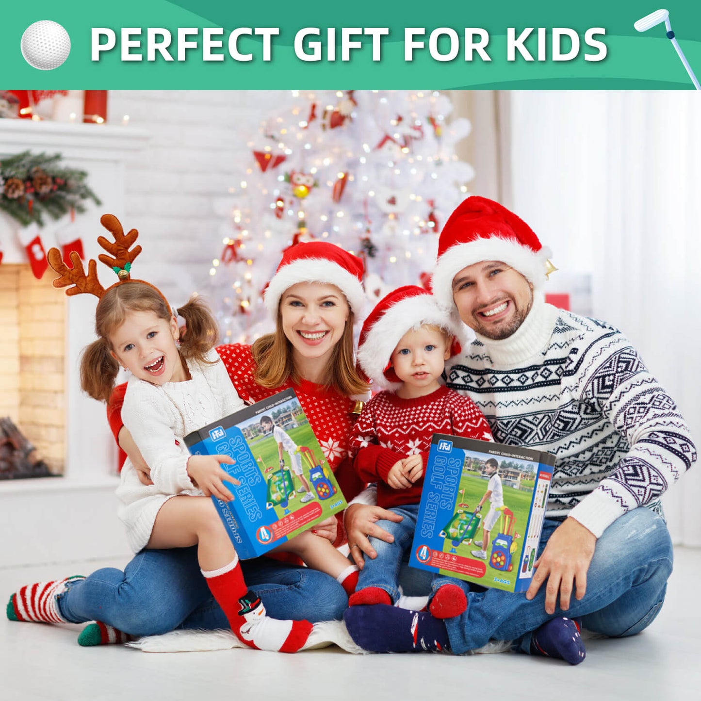 2 in 1 Golf Toy Set for Kids