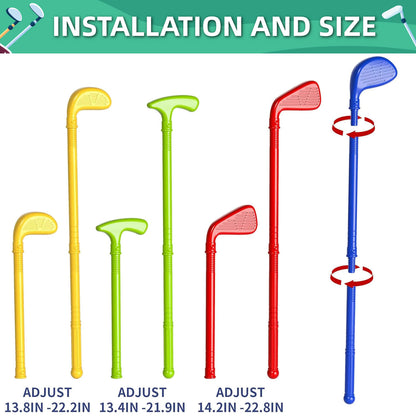 2 in 1 Golf Toy Set for Kids