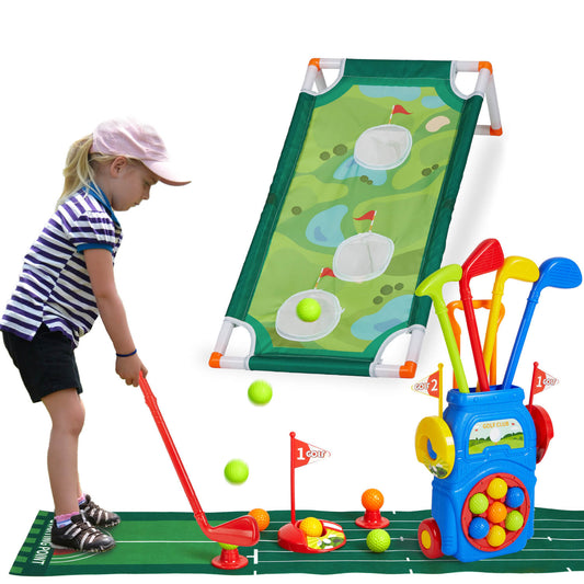2 in 1 Golf Toy Set for Kids
