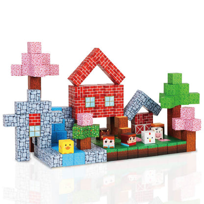 111  PCS Ranch Magnetic Blocks Set