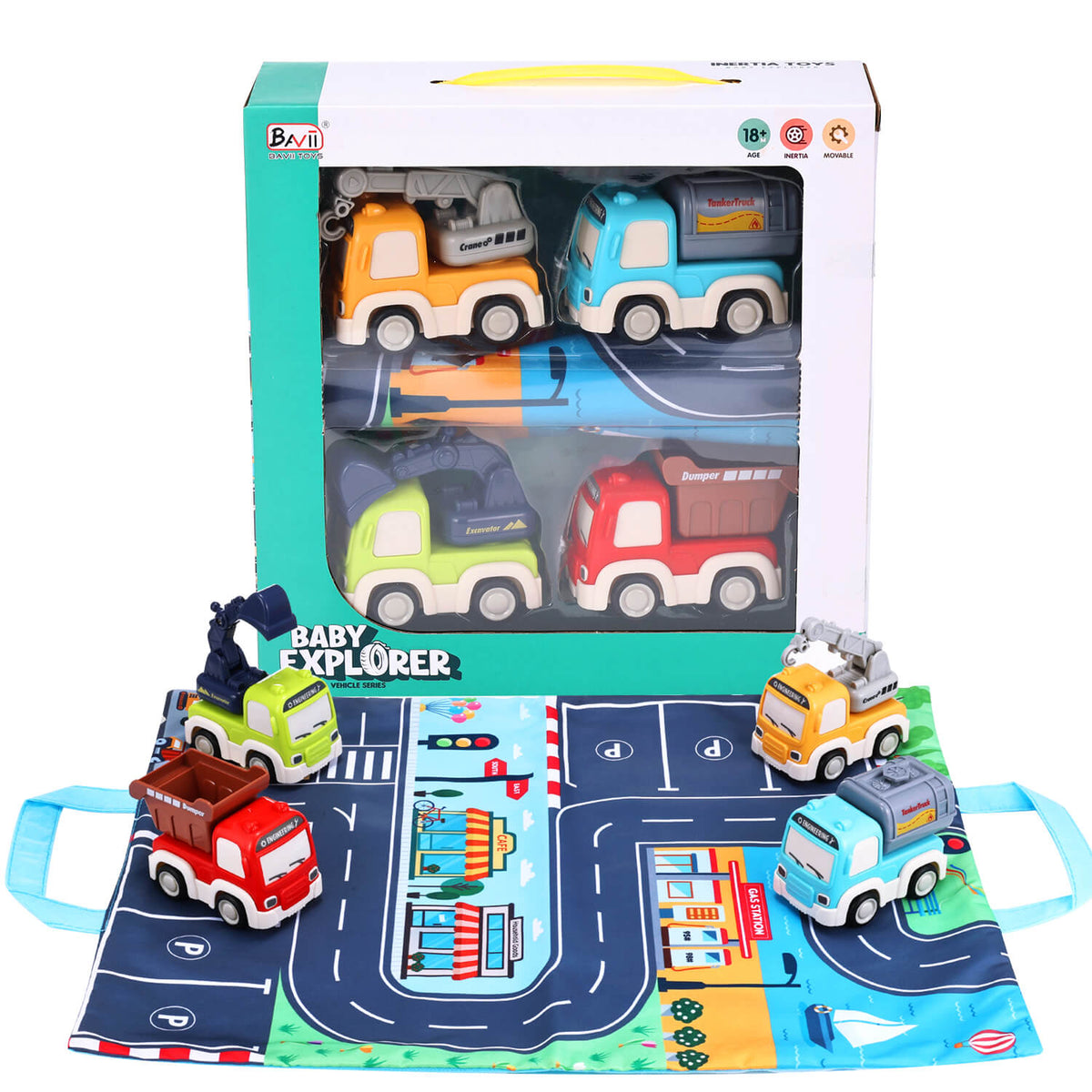 Friction Powered Cars Toy – Gleamkid