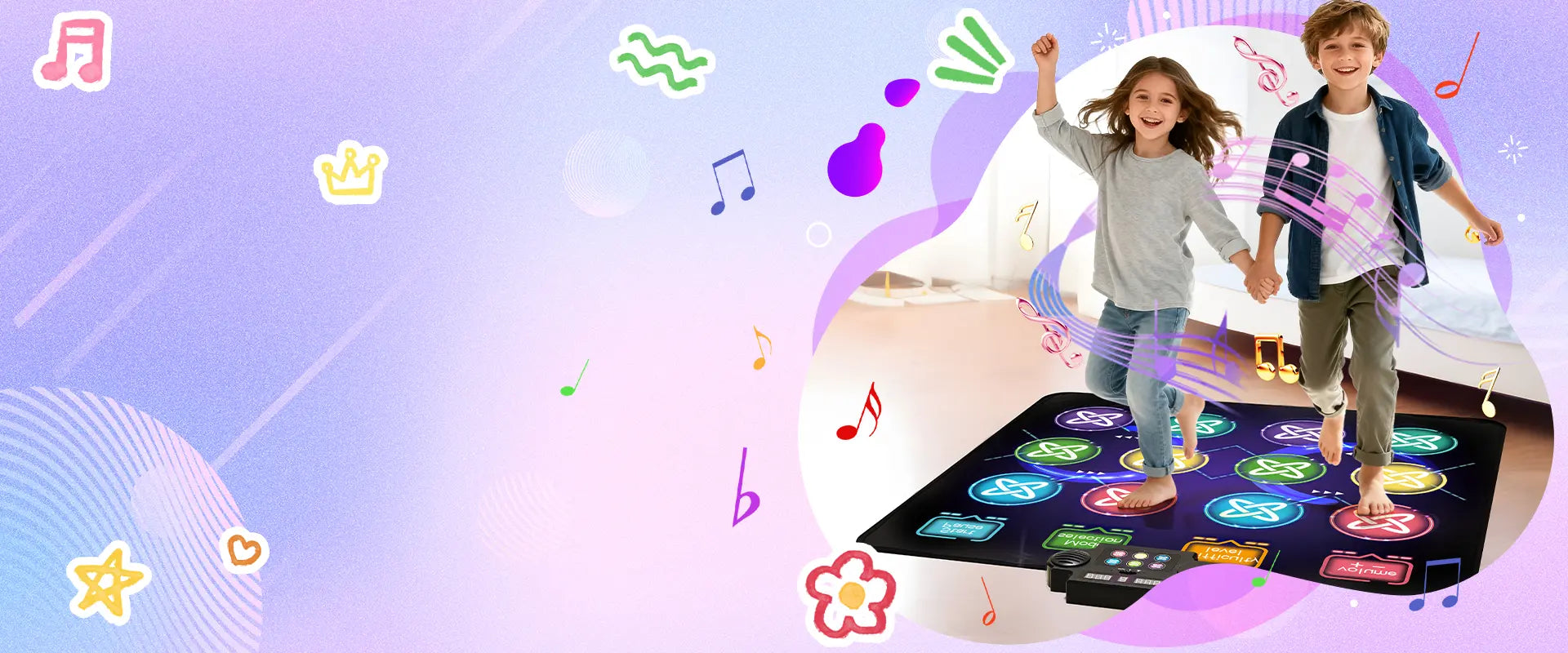 Gleamkid dance mat for kids