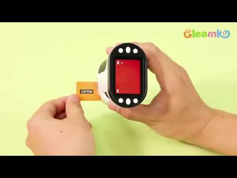 video of Gleamkid 200-1000X Pocket Microscope
