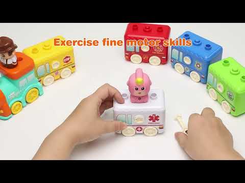 Montessori train toy set demo