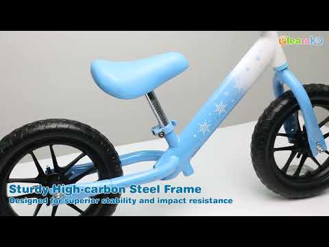 Gleamkid frozen balance bike video showcase