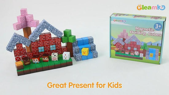 Video demonstrating magnetic building blocks—ideal for kids’ creative construction, parent-child play, and showcasing fun building processes with magnetic blocks