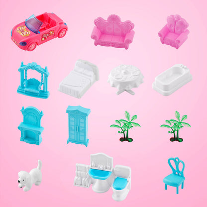 Dollhouse Pretend Play Set